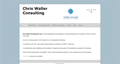 Desktop Screenshot of chriswallerconsulting.com